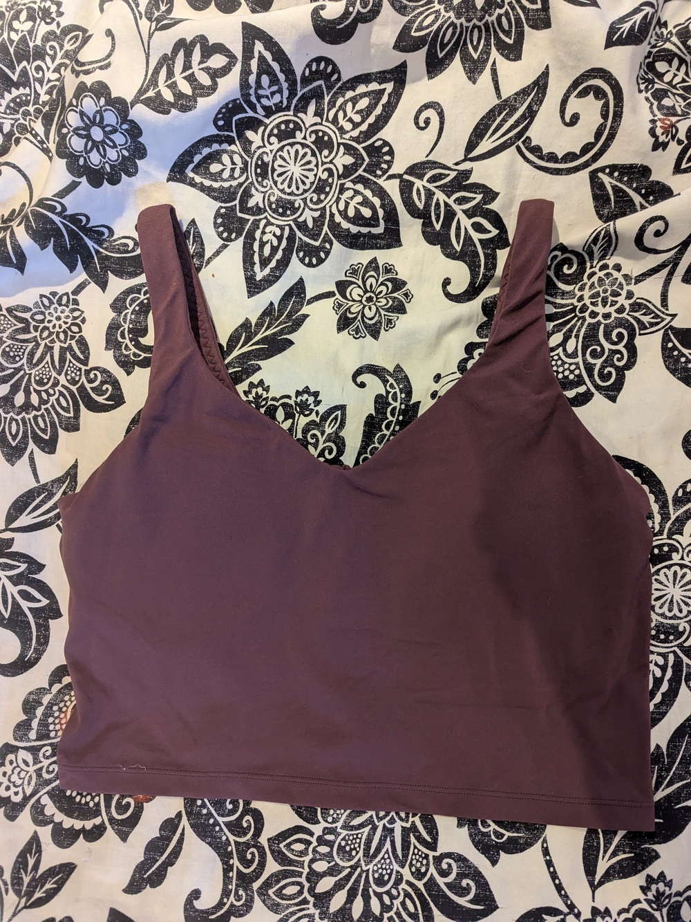 OFFLINE by Aerie Real Me Long Line Sports Bra Burgundy XL